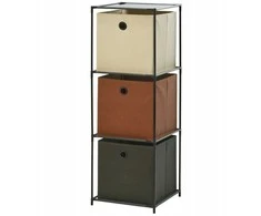 Storage Solutions Metalinis Stovas su Dėžėmis 34,5x34,5x100 cm