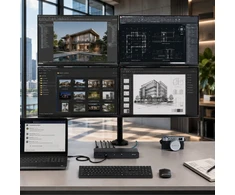 StarTech doko stotelė / kartotuvas laidinė Thunderbolt 5 juoda, pilka (206UE-TB5USB4DOCK)