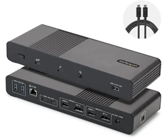 StarTech doko stotelė / kartotuvas laidinė Thunderbolt 5 juoda, pilka (206UE-TB5USB4DOCK)