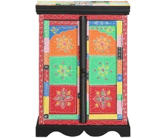 Konsolinis stalas su lentyna Įvairiaspalvis 50 x 30 x 70 cm