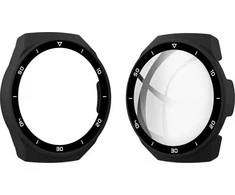 Strado 2W1 atvejis su stiklo Huawei Watch GT 2E (Juodas) universalus