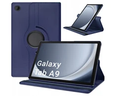 Strado 360 laipsnių besisukantis dėklas, skirtas „Samsung Galaxy Tab A9 8.7“ (tamsiai mėlynas)