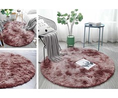 Strado Apskritas kilimas Ombre Strado 200x200 OmbrePurple (Rose) universalus () - 22251-uniw