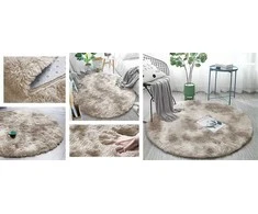 Strado Apskritas kilimėlis Strado 80x80 OmbreCamel (rusvai gelsvas)