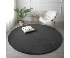 Strado Apskritas kilimėlis Triušis Strado 200x200 DeepGrey (Pilkas) universal