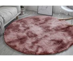 Strado Apskritas kilimas Ombre Strado 140x140 (Rose)
