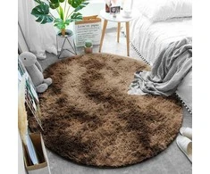 Strado Apskritas kilimėlis OmbreCoffee (Brown) universalus