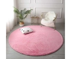 Strado Apskritas kilimas Triušis Strado 110x110 SakuraPink (Rose)