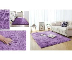 Strado Carpet Shaggy Strado 80x150 PurpleFlower (šviesiai violetinė)