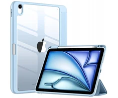 Strado „Dėklas Hard Crystal iPad Air 11“ 6 kartos M2 2024 / 7 kartos M3 2025 dėklas – šviesiai mėlynas