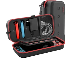 Strado Kelioninis dėklas Nintendo Switch / OLED raudonas (DNNSOLEDTRAVELCASE.R)