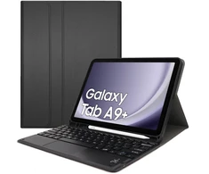Strado Dėklas su klaviatūra Bluetooth touchpad do Galaxy Tab A9 Plus (Juoda)