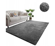Strado Kilimas Alpaca 180x260 cm, pilkas – minkštas, malonus liesti, svetainei ir miegamajam