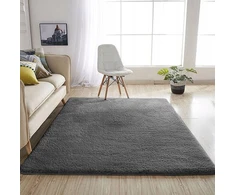 Strado Kilimas Alpaca 200x290 cm, pilkas – minkštas, malonus liesti, skirtas svetainei ir miegamajam