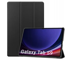 Strado Išmanusis dėklas, skirtas „Samsung Galaxy Tab S9“ (juodas)
