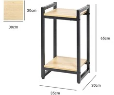 Strado „Vertico“ metalinis gėlių stovas 65 cm – juodas gėlių stovas