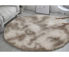 Strado Ombre apvalus kilimas 150x150 OmbreCamel (rusvai gelsvas), universalus