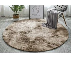 Strado Ombre apvalus kilimėlis 120x120 OmbreCamel (rusvai gelsvas) universalus () - 22228-uniw