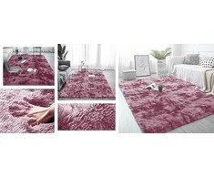 Strado Ombre Shaggy kilimas Strado 100x150 Ombrered (Raudona) universalus
