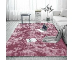 Strado Ombre Shaggy kilimas Strado 140x200 Ombrered (Raudona) universalus