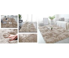 Strado Ombre Shaggy kilimas Strado 140x200 OmbreCamel (rusvai gelsvas) universalus