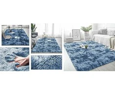 Strado Ombre Shaggy kilimas Strado 200x250 OmbreNavy (Tamsiai mėlyna) universalus