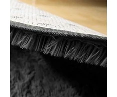 Strado Šaggy apvalus kilimas Strado 80x80 BlackSky (Juodas) Universalus