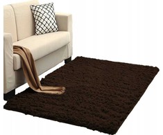 Strado Shaggy kilimėlis 60x120 DarkCoffee (tamsiai ruda)
