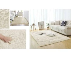Strado Shaggy taikos kilimas Strado 200x250 CreamBeige (rusvai gelsvas) universalus