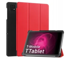 Planšetinio kompiuterio dėklas Strado Išmanusis dėklas T-Mobile T Planšetė 5G 10.36 (Raudonas)