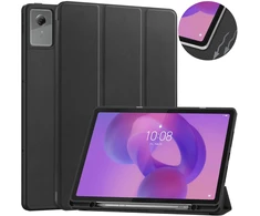 Planšetinio kompiuterio dėklas Strado-Tech, skirtas Lenovo Idea Tab Plus 12.1 2025, su pieštuko laikikliu – apsauginis su stovu