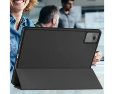 Planšetinio kompiuterio dėklas Strado-Tech, skirtas Lenovo Idea Tab Plus 12.1 2025, su pieštuko laikikliu – apsauginis su stovu