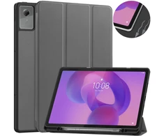 Planšetinio kompiuterio dėklas Strado-Tech, skirtas Lenovo Idea Tab Plus 12.1 2025, su pieštuko laikikliu – apsauginis su stovu