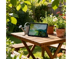 Planšetinio kompiuterio dėklas Strado-Tech, skirtas Lenovo Idea Tab Plus 12.1 2025, su pieštuko laikikliu – apsauginis su stovu