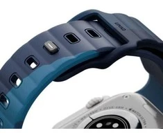 Apyrankė UNIQ Stride De Rubber skirtas Apple Watch 49/46/45/44mm storm