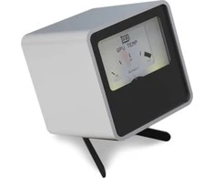 Streacom VU1-Dial – sidabro spalvos