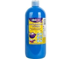 Strigo STRIGO plakatų dažai buteliuke, 1000 ml šviesiai mėlyni