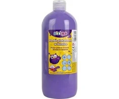 Strigo STRIGO plakatų dažai buteliuke, 1000 ml violetiniai