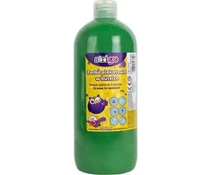 Strigo STRIGO plakatų dažai buteliuke, 1000 ml, žali