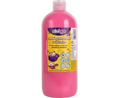 Strigo STRIGO plakatų dažai buteliuke, 1000 ml rožinės spalvos