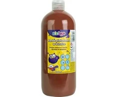 Strigo STRIGO plakatų dažai buteliuke, 1000 ml rudi