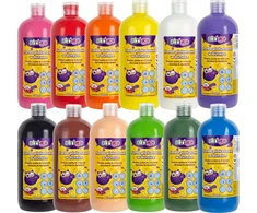 Strigo plakato dažai, 500 ml, balti, vaikams