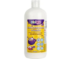 Strigo plakato dažai, 500 ml, balti, vaikams