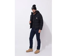 Striukė vyriška Carhartt Striukė Puchowa Carhartt Montana Juodas