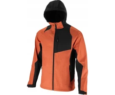 Kurtka Striukė Softshell striukė su gobtuvu, plytų raudonumo ir juodos spalvos, "s", ce, Lahti