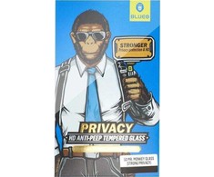 „Blueo 5D Mr. Monkey Glass“ – „Apple iPhone 13 juodas“ (stiprus privatumas)