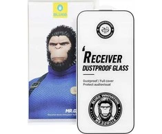 „Blueo 5D Mr. Monkey Glass“ – Apple iPhone 16 Pro Max juodas (stiprus atsparumas dulkėms)