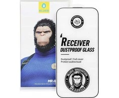 „Blueo 5D Mr. Monkey Glass“ – „Apple iPhone 16 Pro“ juodas (tvirtas, atsparus dulkėms)
