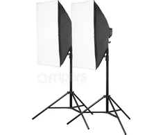 Studijinis komplektas Freepower Nuolatinio apšvietimo komplektas Freepower 107 50x70cm SET 4000W 5500K su stovu