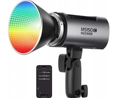 Studijos apšvietimo vaizdo LED RGB lempa 150w Bluetooth / Neewer MS150C